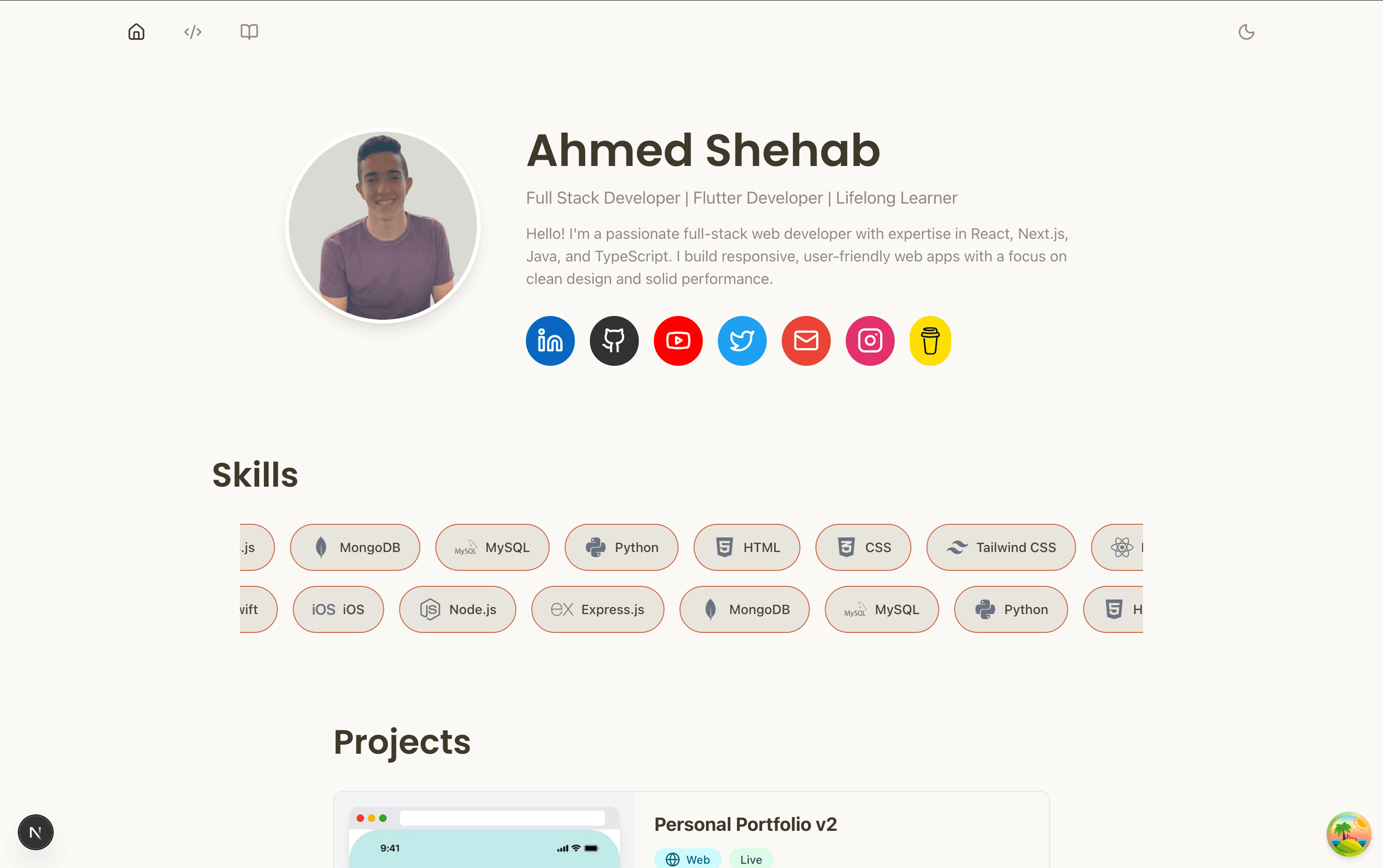 Personal Portfolio v2